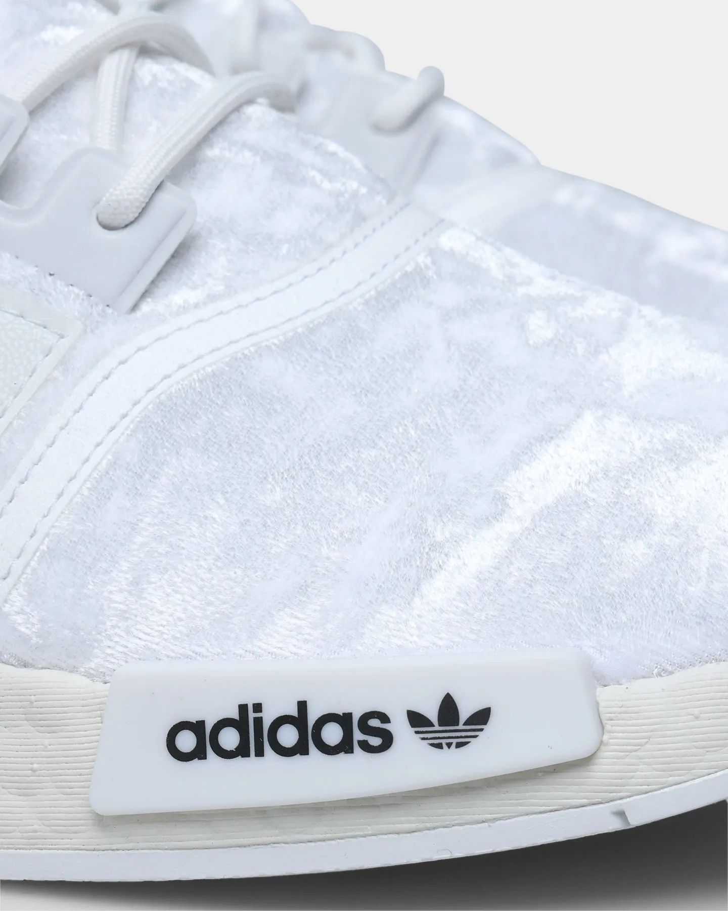 Adidas Women's NMD_R1 Crystal White / Crystal White / Silver Metallic