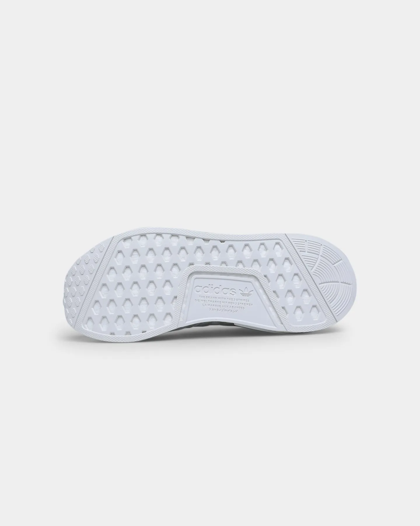 Adidas Women's NMD_R1 Crystal White / Crystal White / Silver Metallic