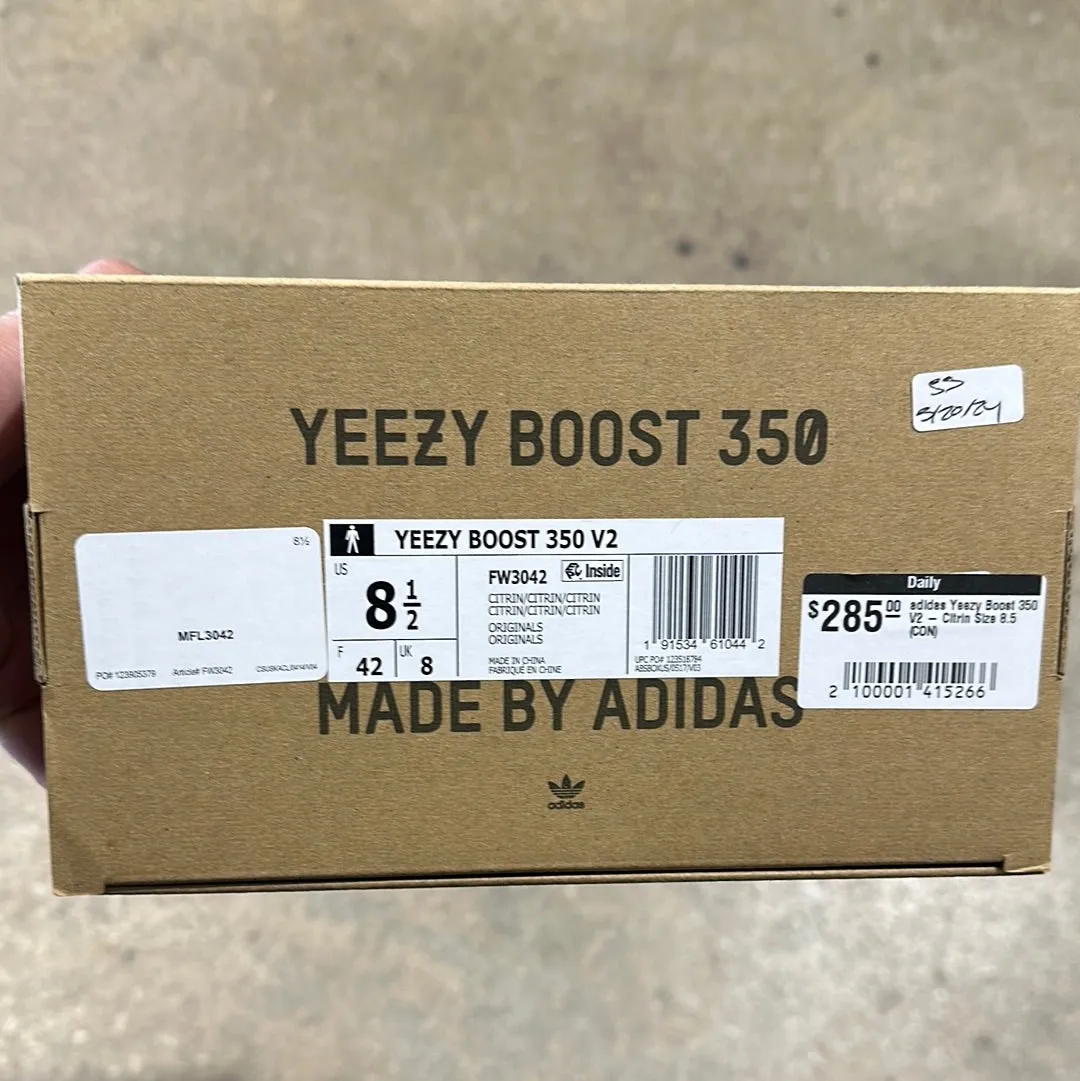 adidas Yeezy Boost 350 V2 - Citrin