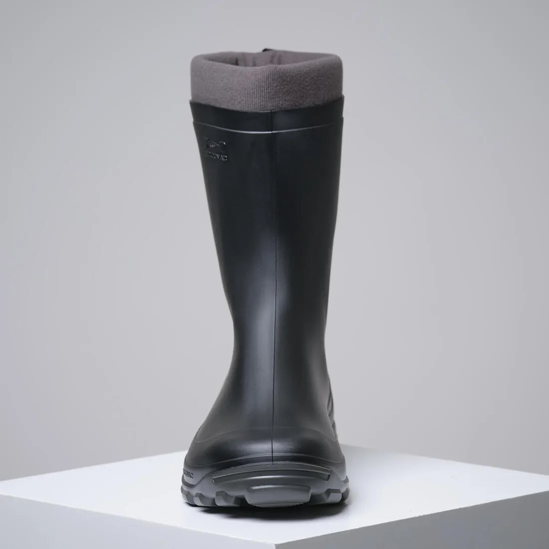 ADULT MENS AND WOMENS WARM WELLIES BLACK
