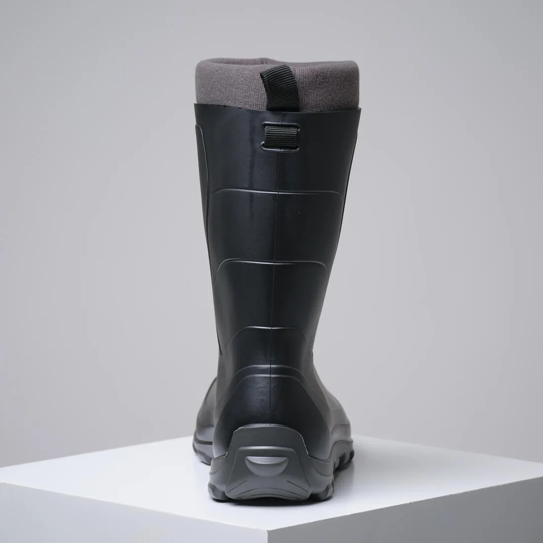 ADULT MENS AND WOMENS WARM WELLIES BLACK