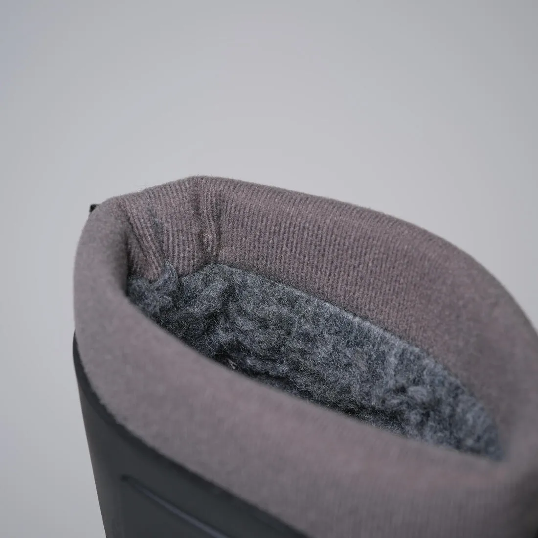 ADULT MENS AND WOMENS WARM WELLIES BLACK
