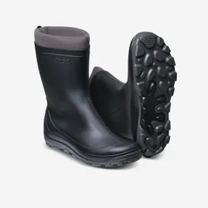 ADULT MENS AND WOMENS WARM WELLIES BLACK