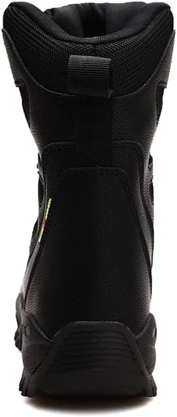 ailishabroy Men's Wild Jungle Combat Military Boots Outdoor Hiking Shoes Desert Travel Ankle Boots