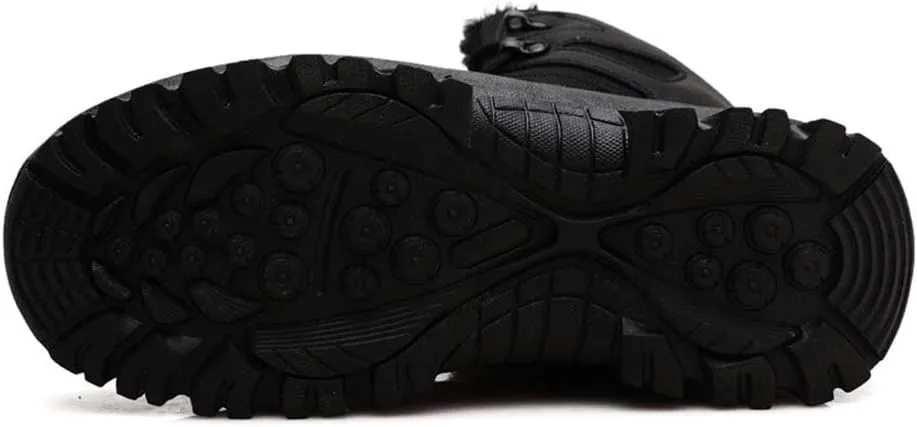 ailishabroy Men's Wild Jungle Combat Military Boots Outdoor Hiking Shoes Desert Travel Ankle Boots