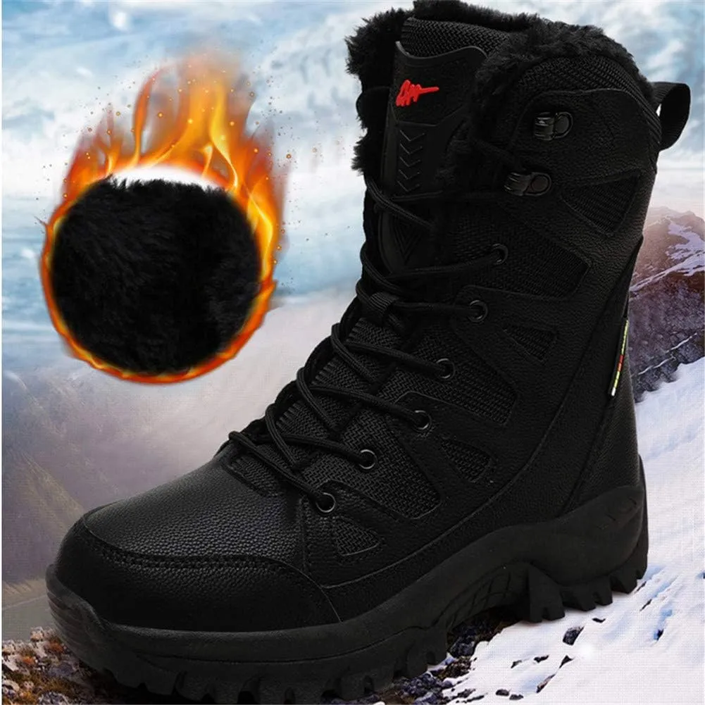 ailishabroy Men's Wild Jungle Combat Military Boots Outdoor Hiking Shoes Desert Travel Ankle Boots
