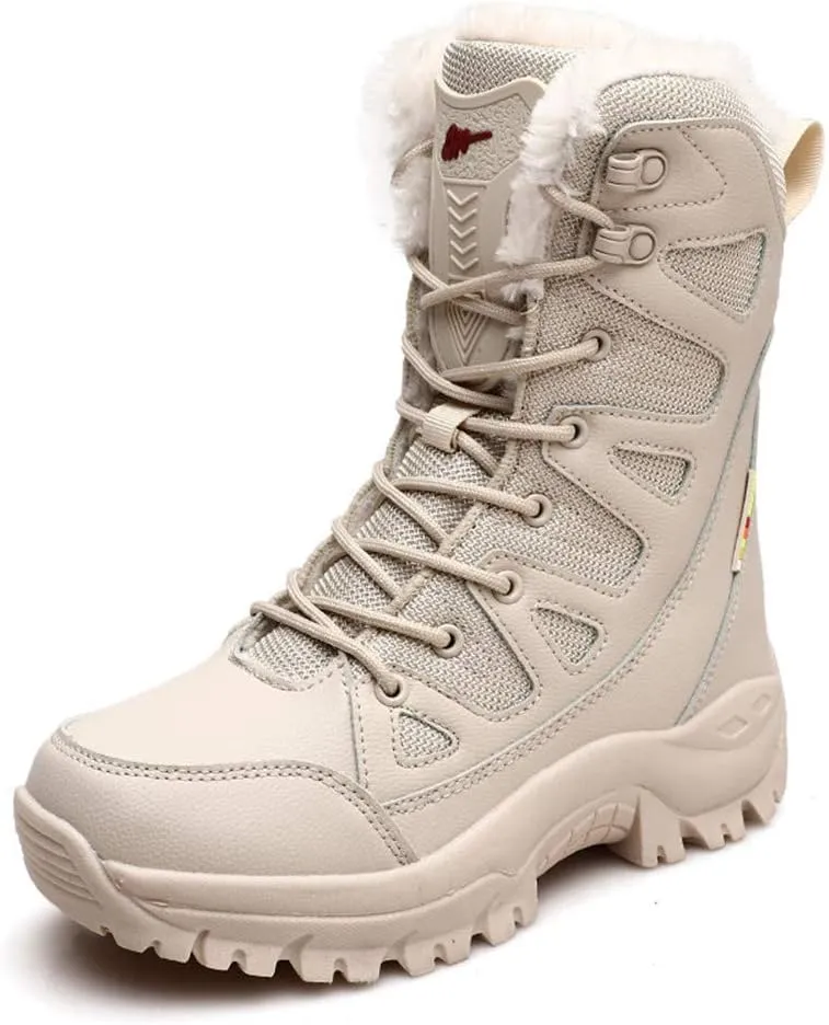 ailishabroy Men's Wild Jungle Combat Military Boots Outdoor Hiking Shoes Desert Travel Ankle Boots