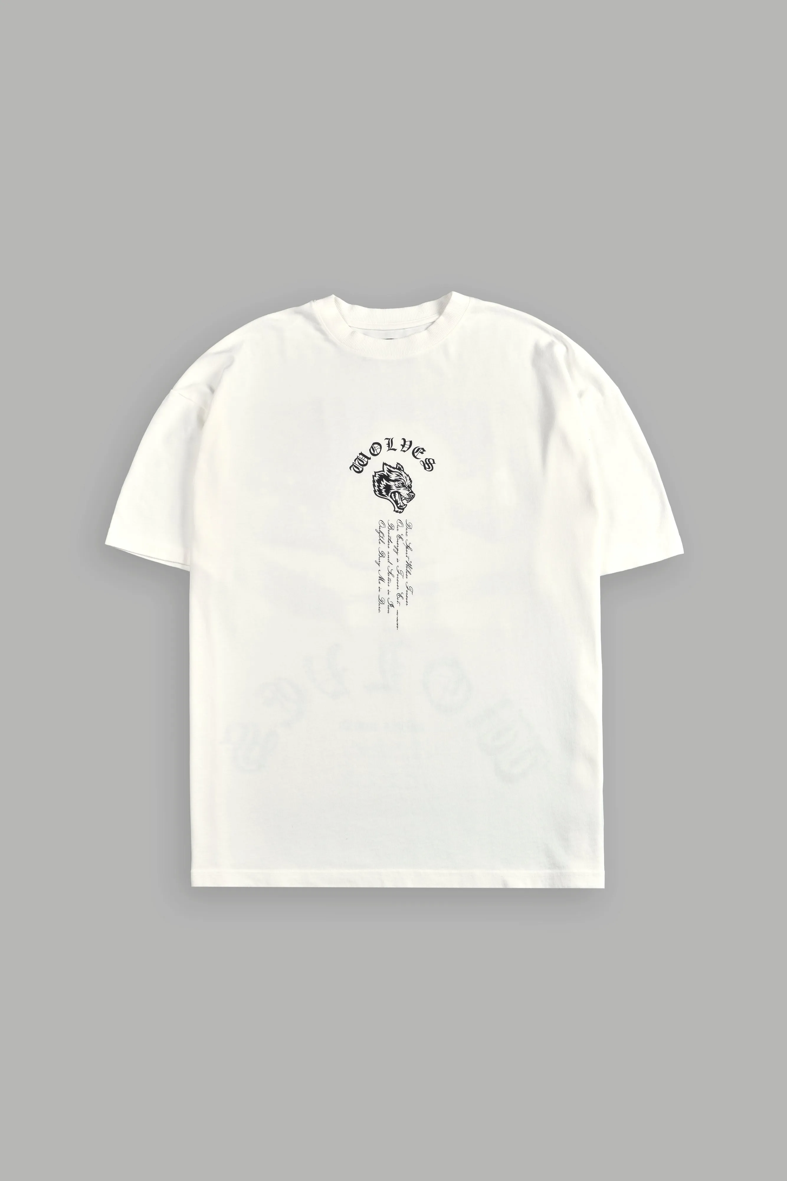 Ashes Of The Dark Lord "Premium" Oversized Tee in Cream