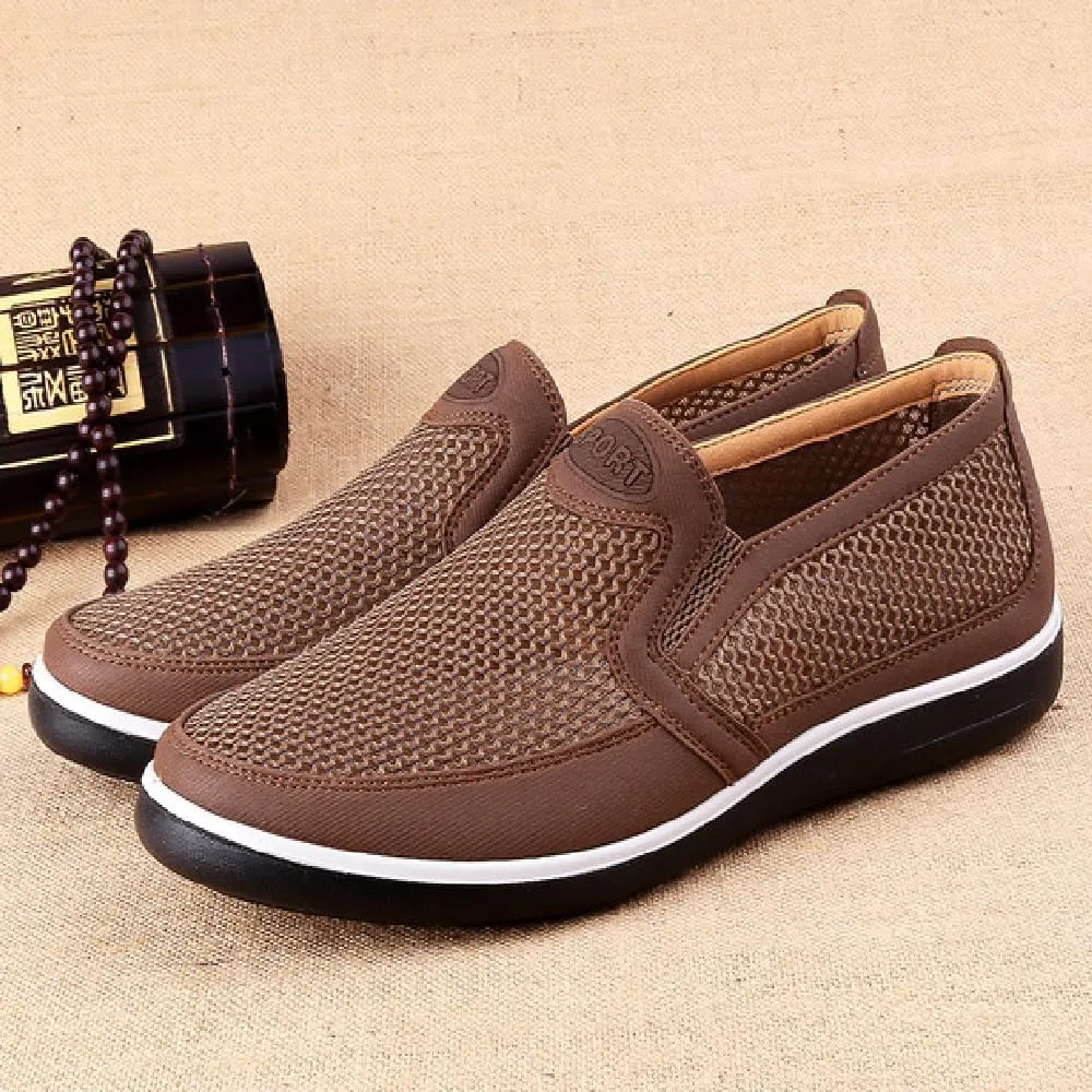 Asifn Mens Casual Mesh Loafers Summer Breathable Walking Shoes Comfortable Lightweight Driving Shoes Travelling Fashion Shoes