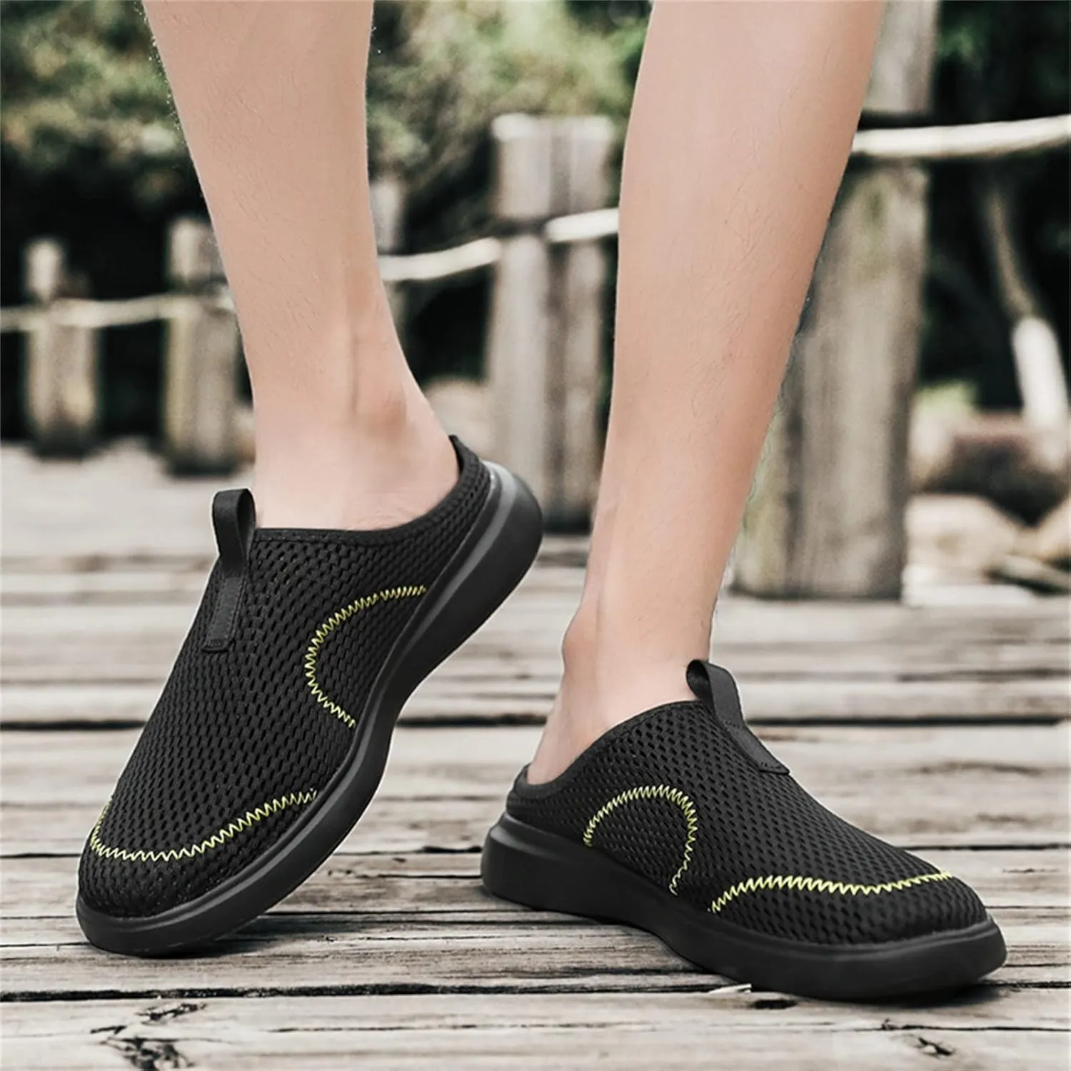Bamboo Store Loafer Shoes for Men Casual Fashion Summer Men Casual Shoes Breathable Mesh Mens Lightweight Casual Shoes