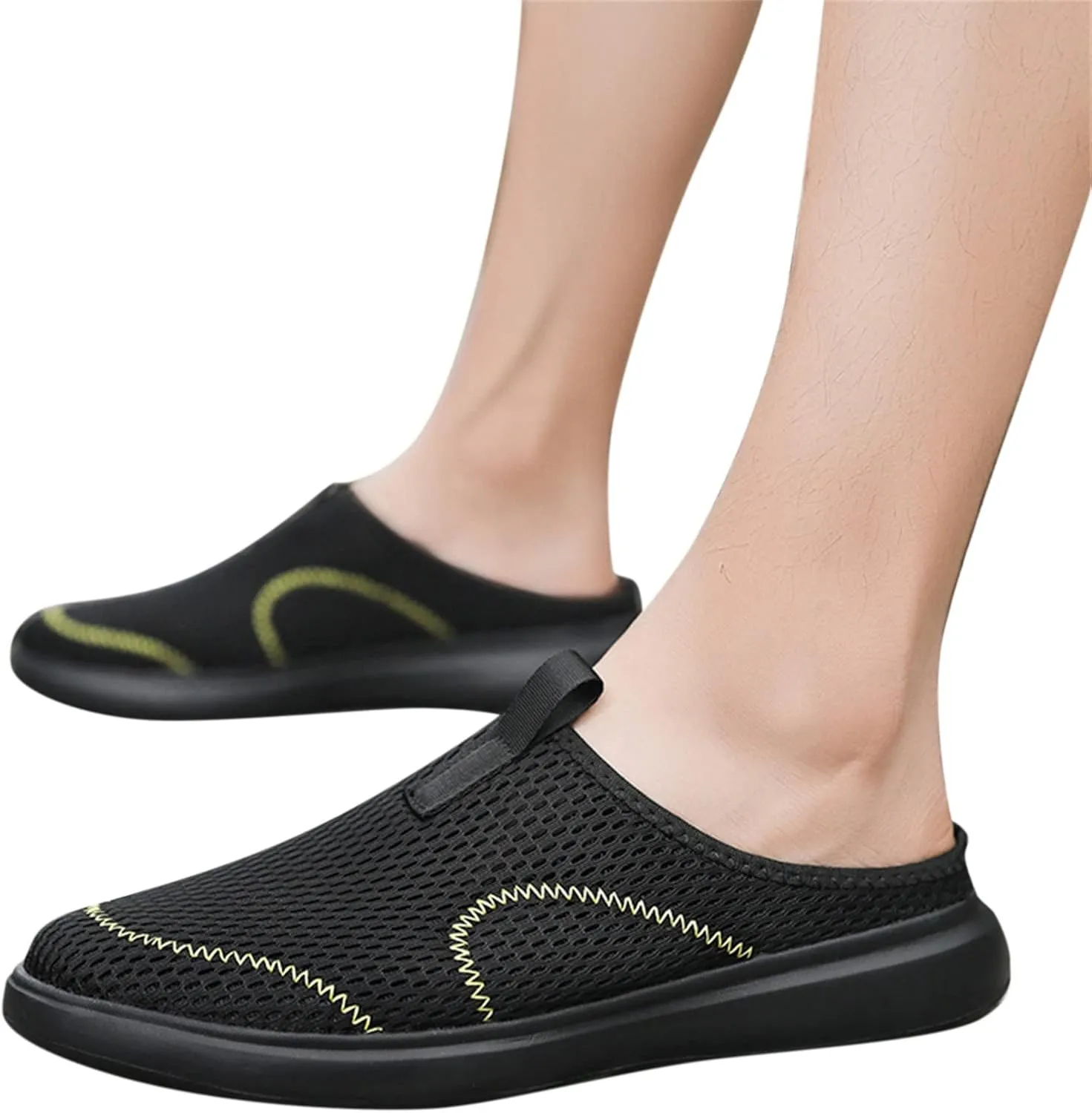 Bamboo Store Loafer Shoes for Men Casual Fashion Summer Men Casual Shoes Breathable Mesh Mens Lightweight Casual Shoes
