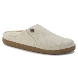 Birkenstock Zermatt Shearling Wool Slippers- Ecru
