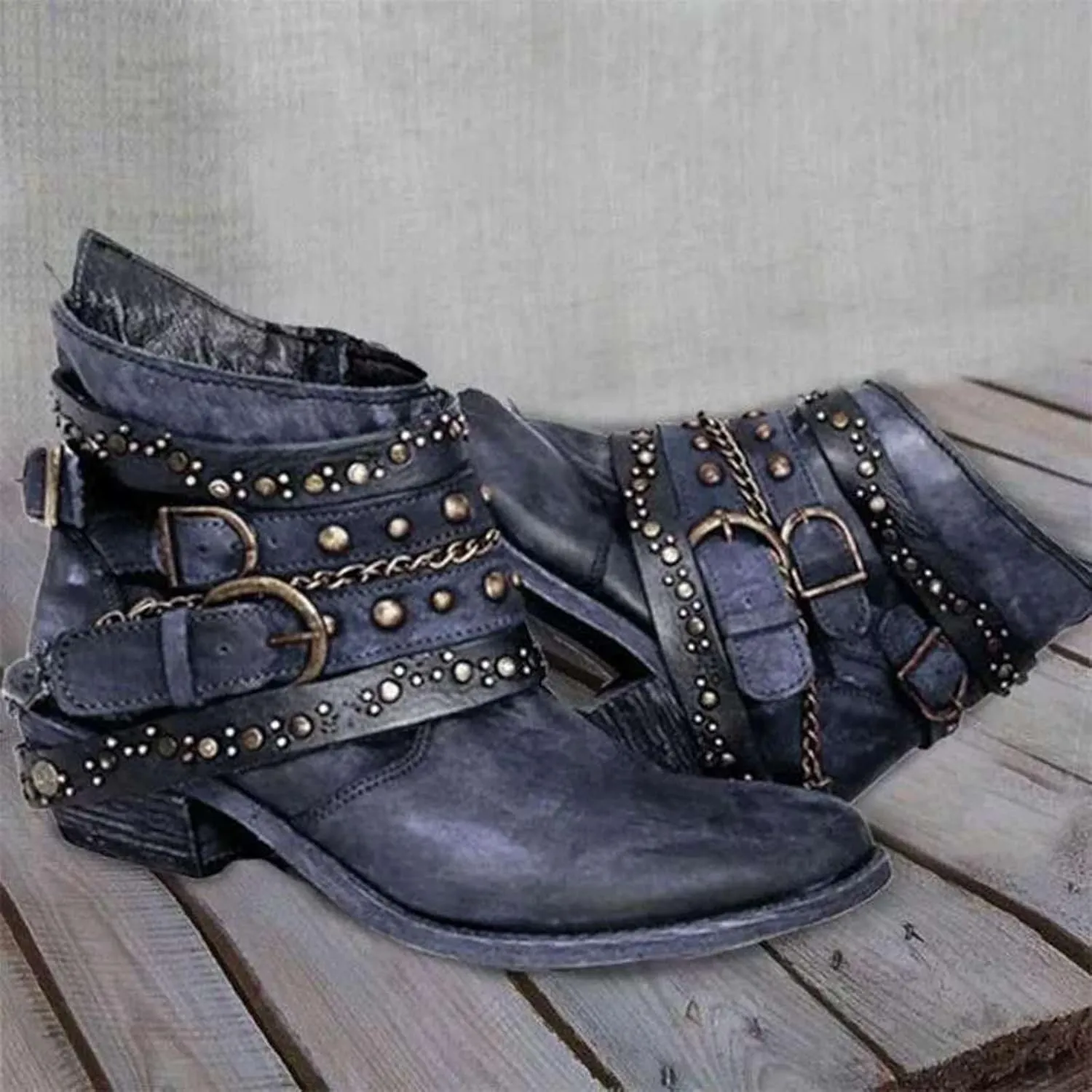 Black Booties for Women Ankle Leather Booties for Women 2024 Mens Leather Work Boots Boot for Men Fashion Round Toe Side Zipper Pointd Toe Suede