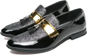 Business Casual Shoes Men - Dress Shoes,Black Shoes for Men, Men's Loafers & Slip-ons - Business Casual Shoes for Nightclub & Hairdresser