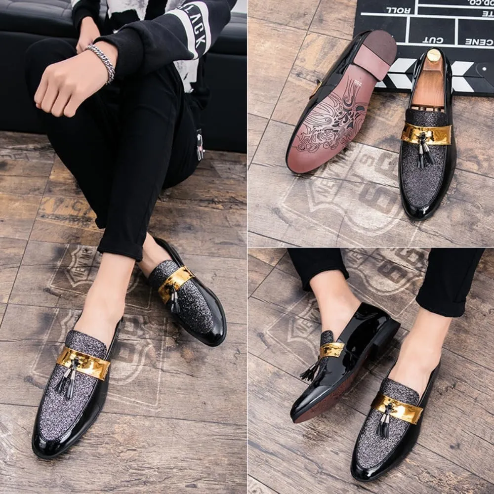 Business Casual Shoes Men - Dress Shoes,Black Shoes for Men, Men's Loafers & Slip-ons - Business Casual Shoes for Nightclub & Hairdresser