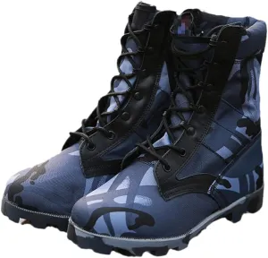 Camouflage Military Tactical Boots Men Waterproof Hiking Shoes Combat Desert Boots Work Shoes