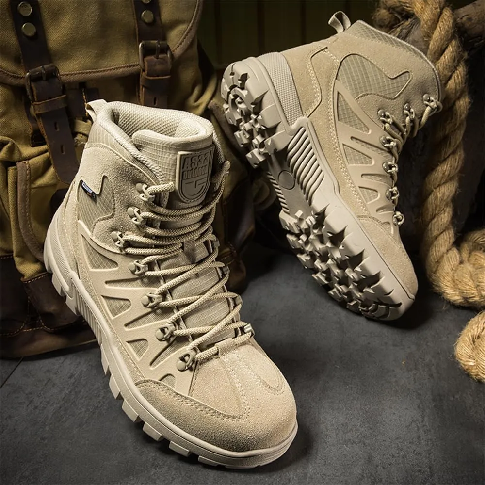 CHUUMEE Lightweight Men's Tactical Hiking Boots 6 Inches Waterproof Anti-slip Work Boots Military Desert Boots