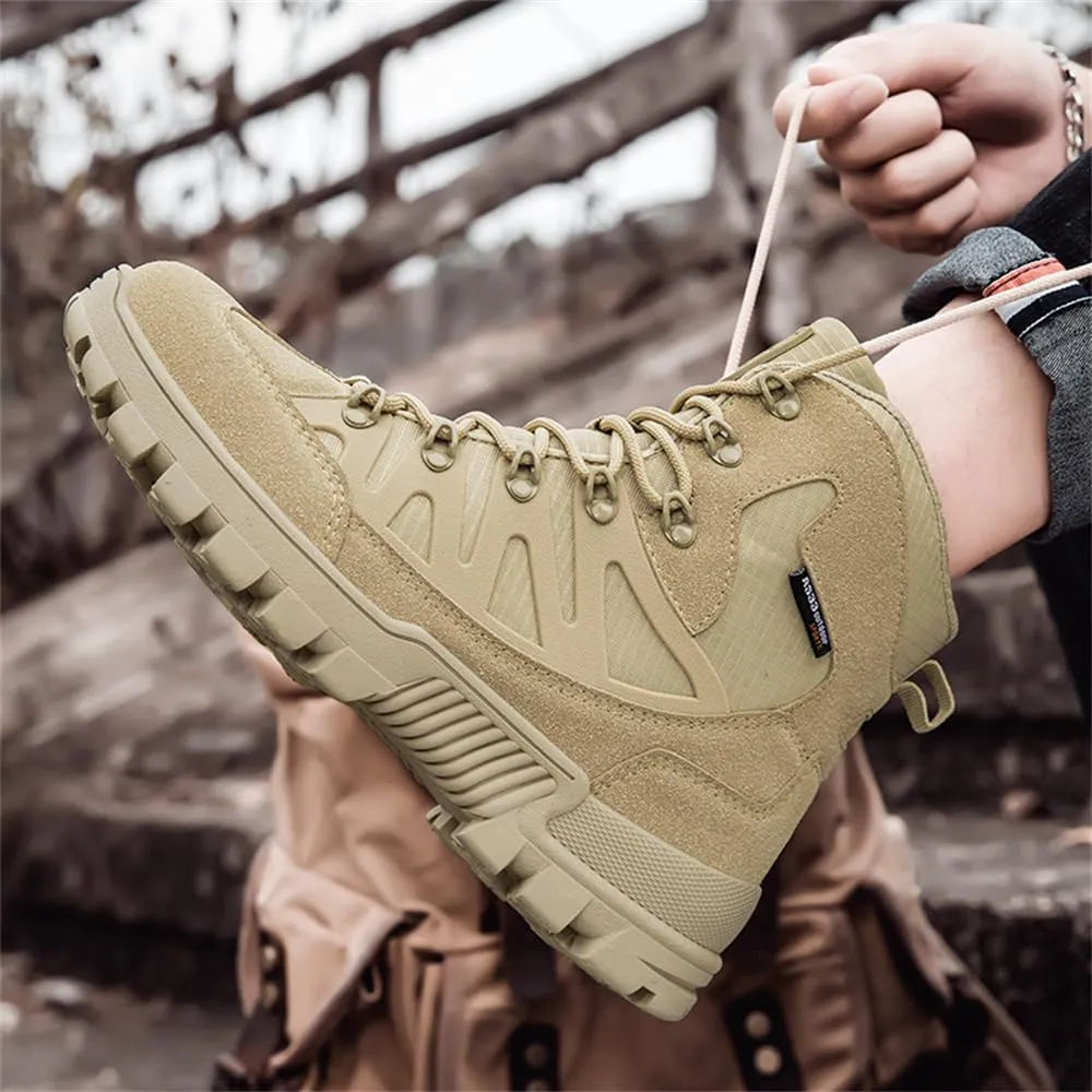 CHUUMEE Lightweight Men's Tactical Hiking Boots 6 Inches Waterproof Anti-slip Work Boots Military Desert Boots