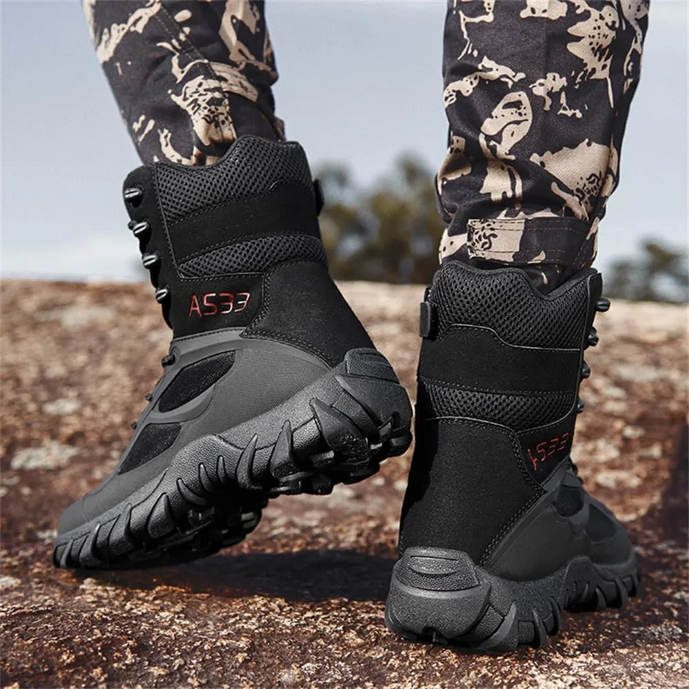 CHUUMEE Men's Tactical Hiking Boots 8 Inches Waterproof Anti-slip Work Boots Military Desert Boots