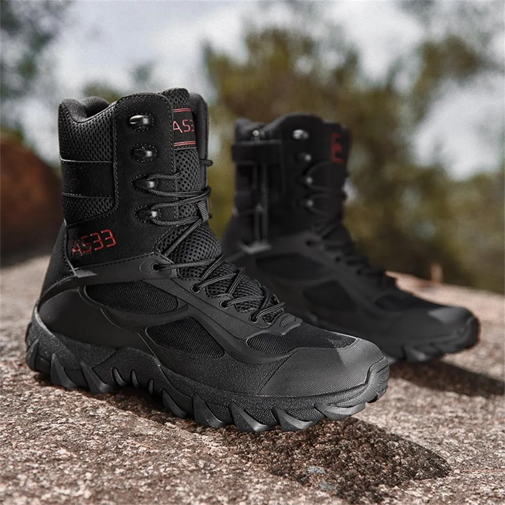 CHUUMEE Men's Tactical Hiking Boots 8 Inches Waterproof Anti-slip Work Boots Military Desert Boots