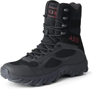 CHUUMEE Men's Tactical Hiking Boots 8 Inches Waterproof Anti-slip Work Boots Military Desert Boots
