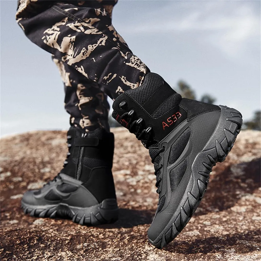 CHUUMEE Men's Tactical Hiking Boots 8 Inches Waterproof Anti-slip Work Boots Military Desert Boots