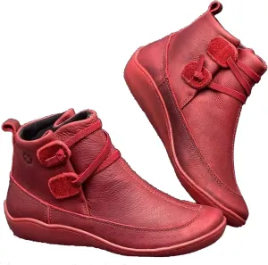 Cowboy Ankle Boots for Women Boots for Women Heeled Boot Women's Black Combat Boots Womens Leather Ankle Boots Flat Women Lace Up Buckle Belt High Heels Platform Ankle Boots