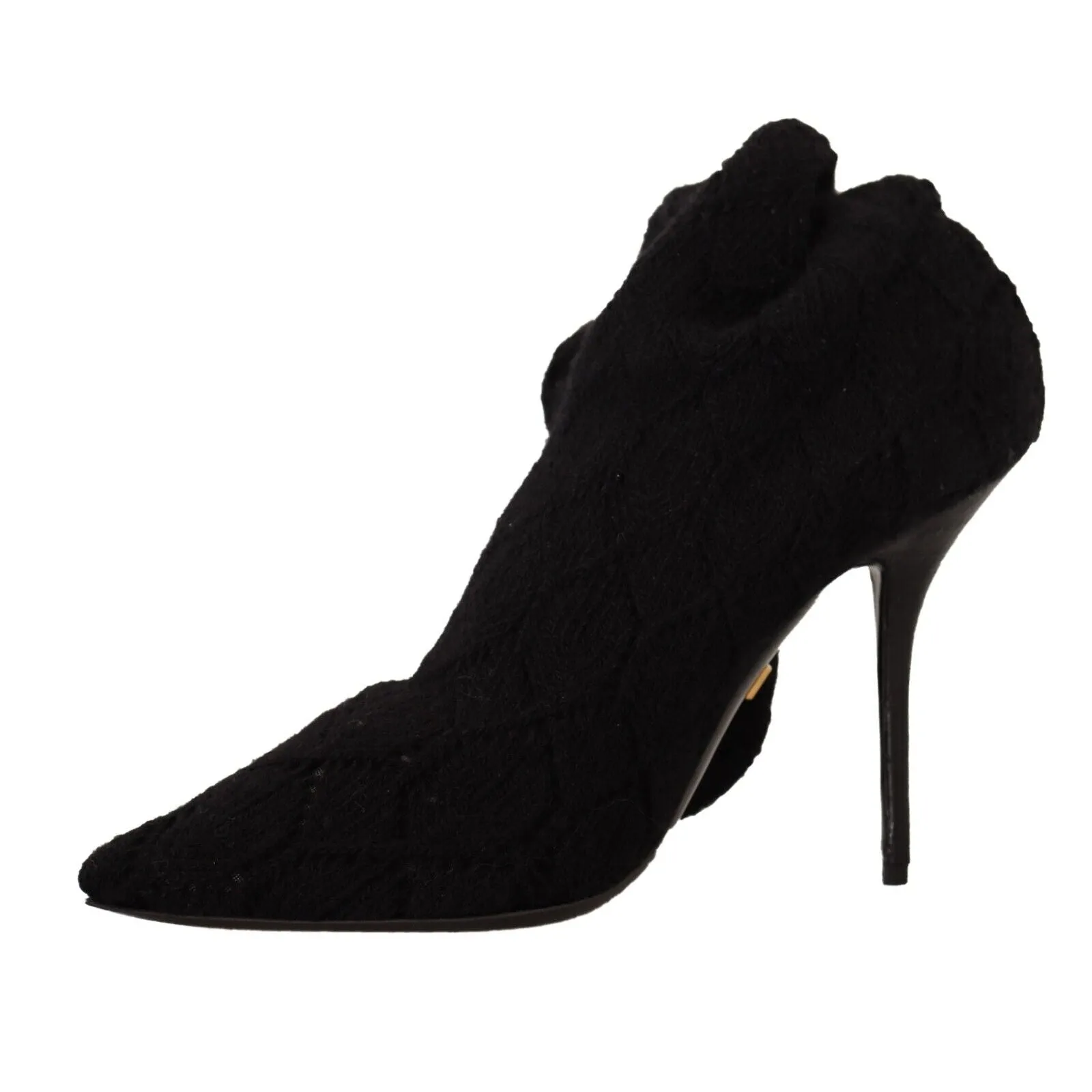 Dolce & Gabbana Elegant Black Stretch Socks Boots