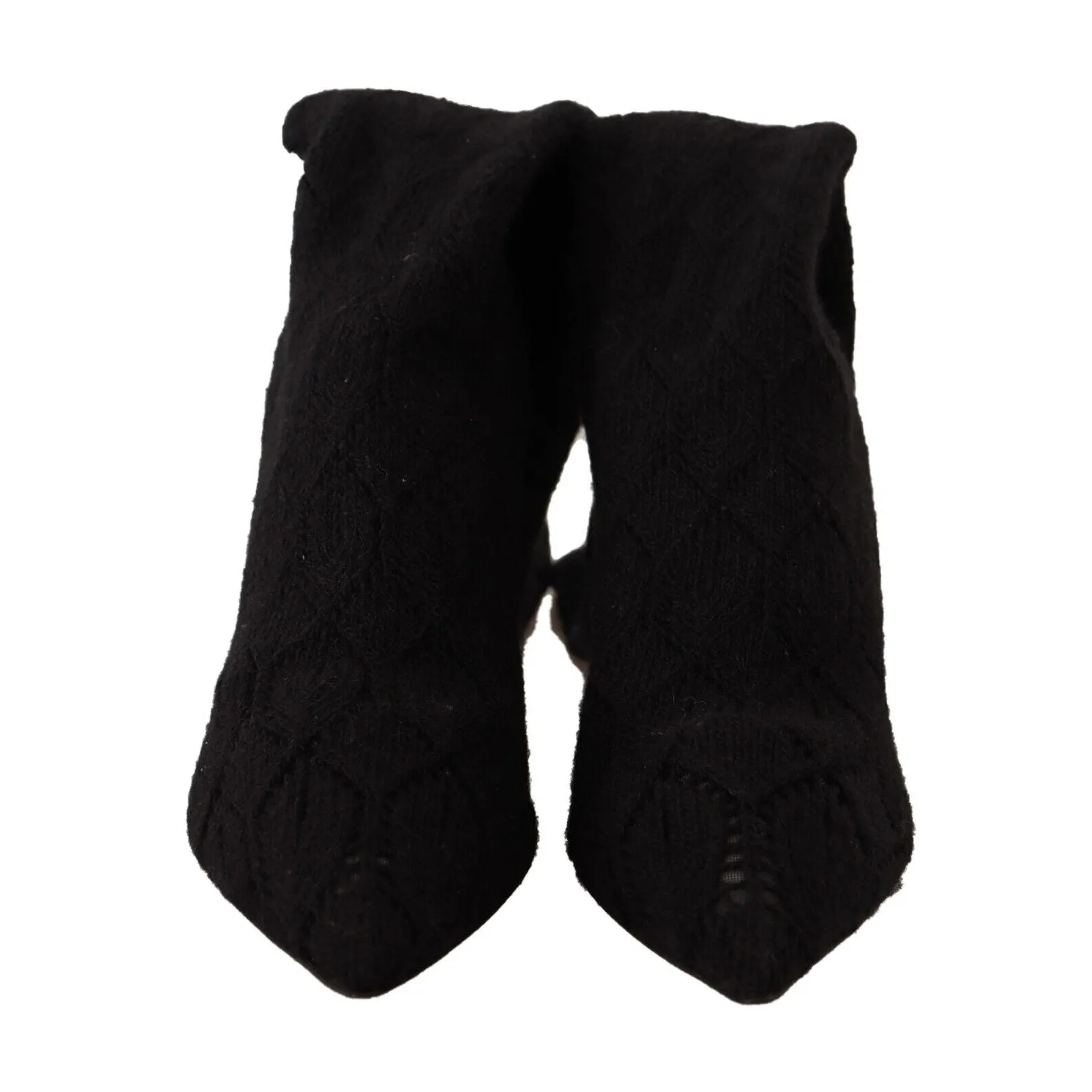 Dolce & Gabbana Elegant Black Stretch Socks Boots