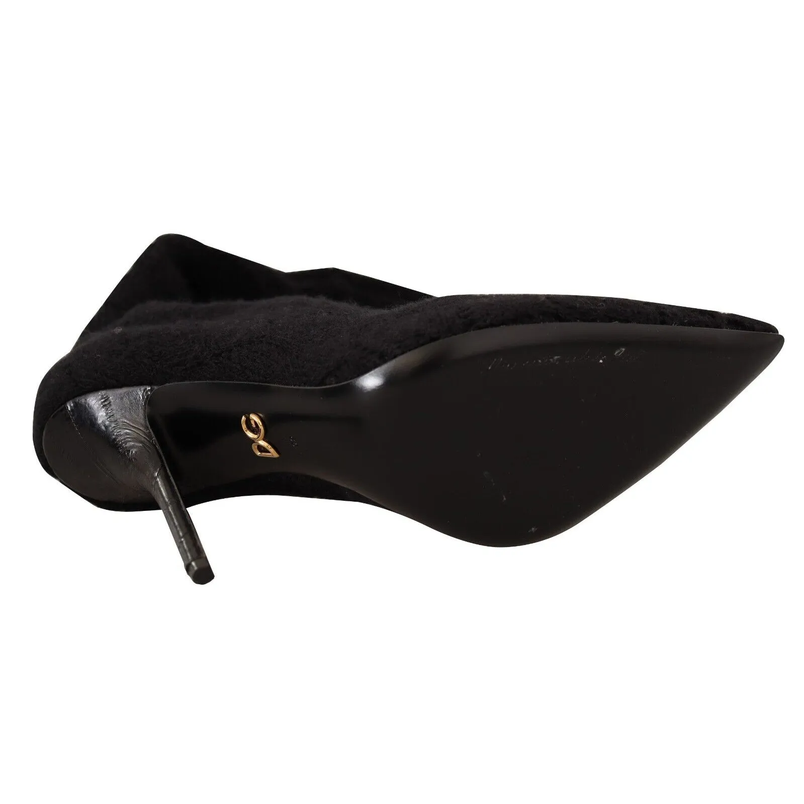 Dolce & Gabbana Elegant Black Stretch Socks Boots