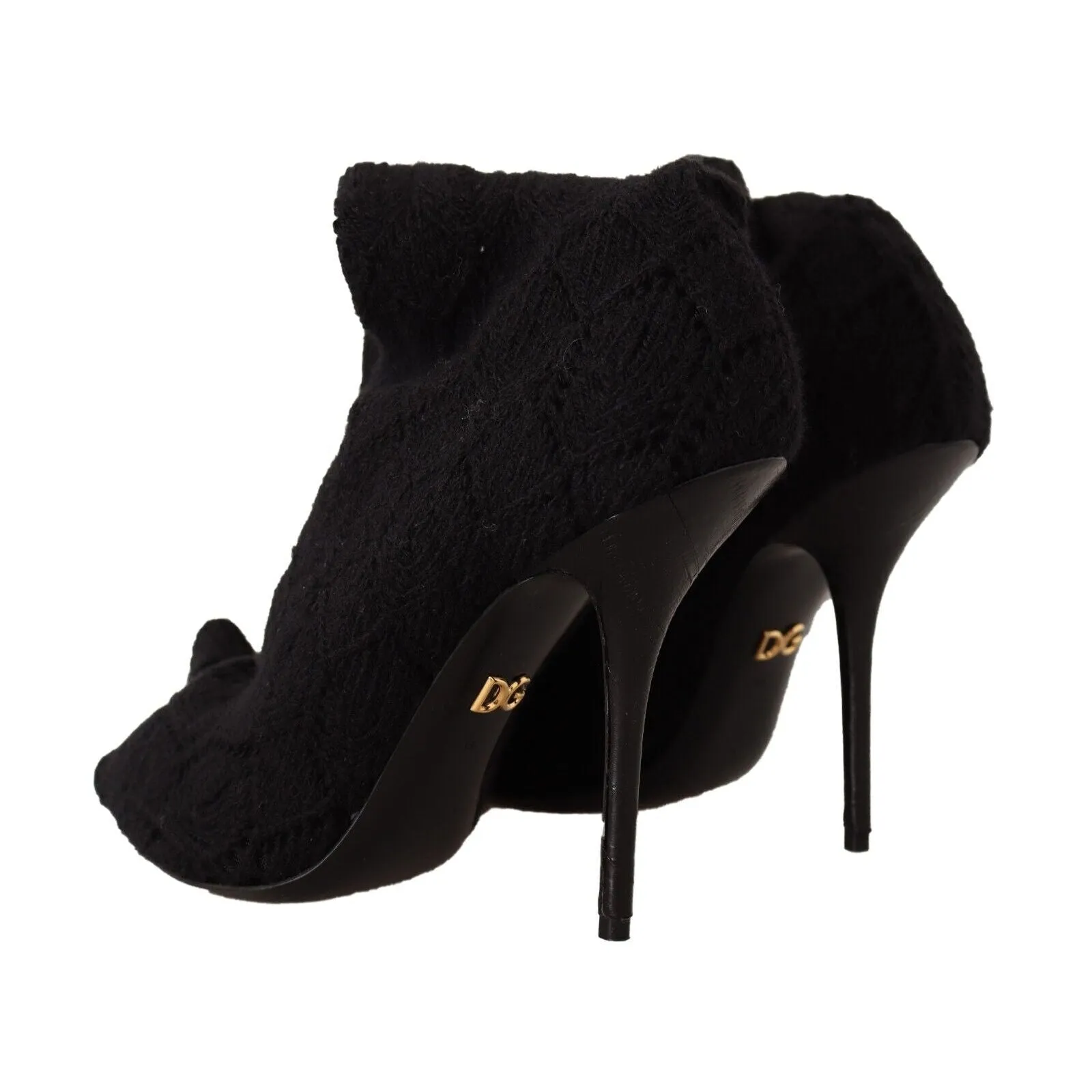 Dolce & Gabbana Elegant Black Stretch Socks Boots