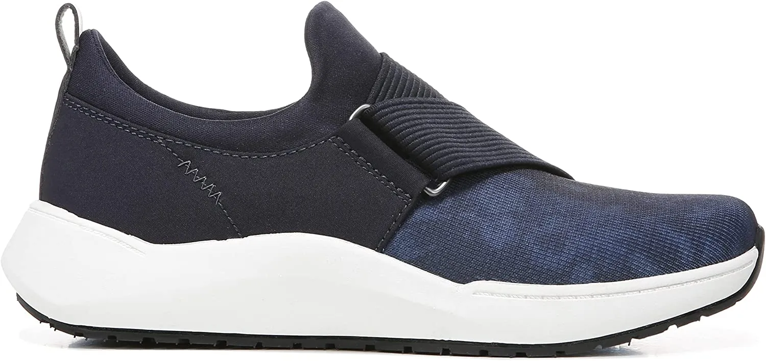Dr. Scholl's Hold Out Navy Tie Die Slip On Stretchy Breathable Low Top Sneakers