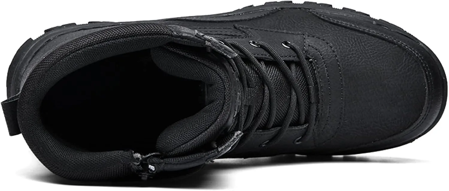 Eliogn Men's Military Tactical Boots Combat Outdoor Walk Leather Lightweight Desert Boots