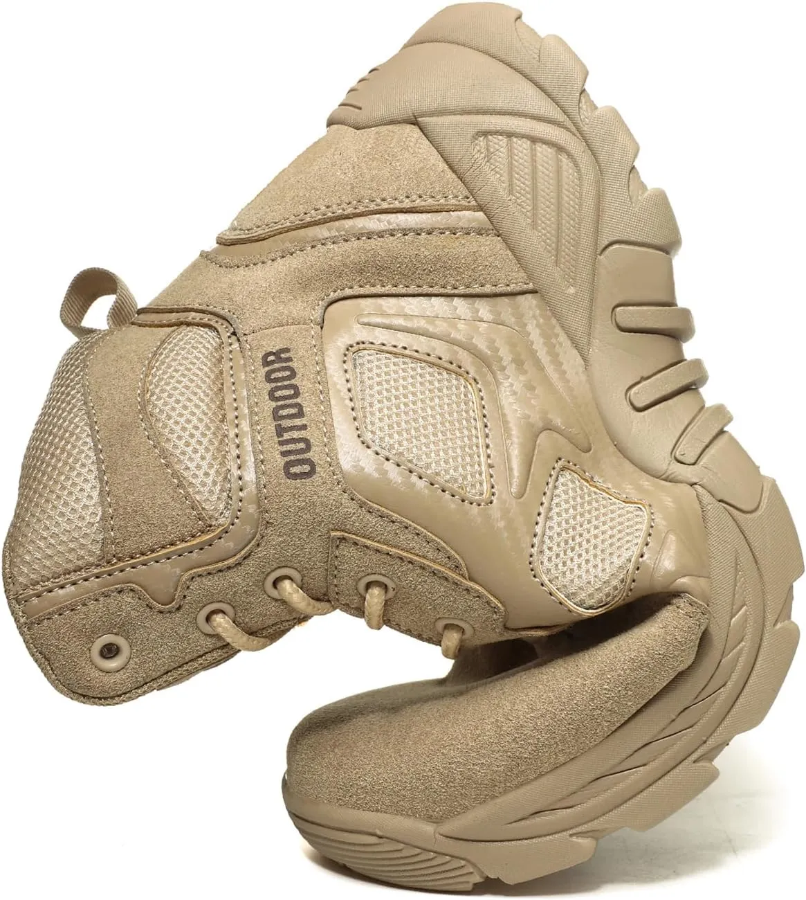 Eliogn Men's Training Boots Hiking Shoes Military Tactical Combat Outdoor Jungle Work Boots