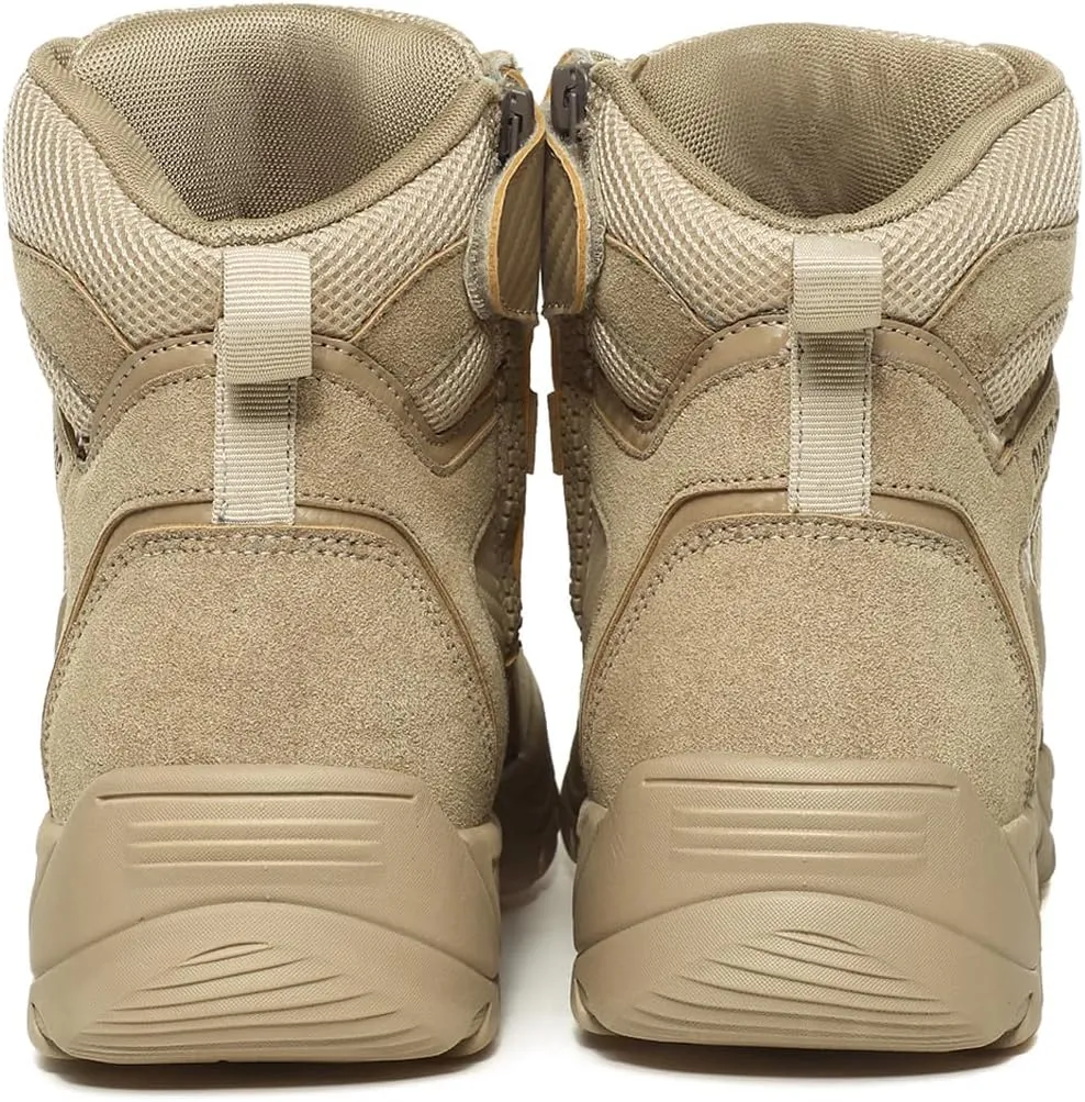 Eliogn Men's Training Boots Hiking Shoes Military Tactical Combat Outdoor Jungle Work Boots