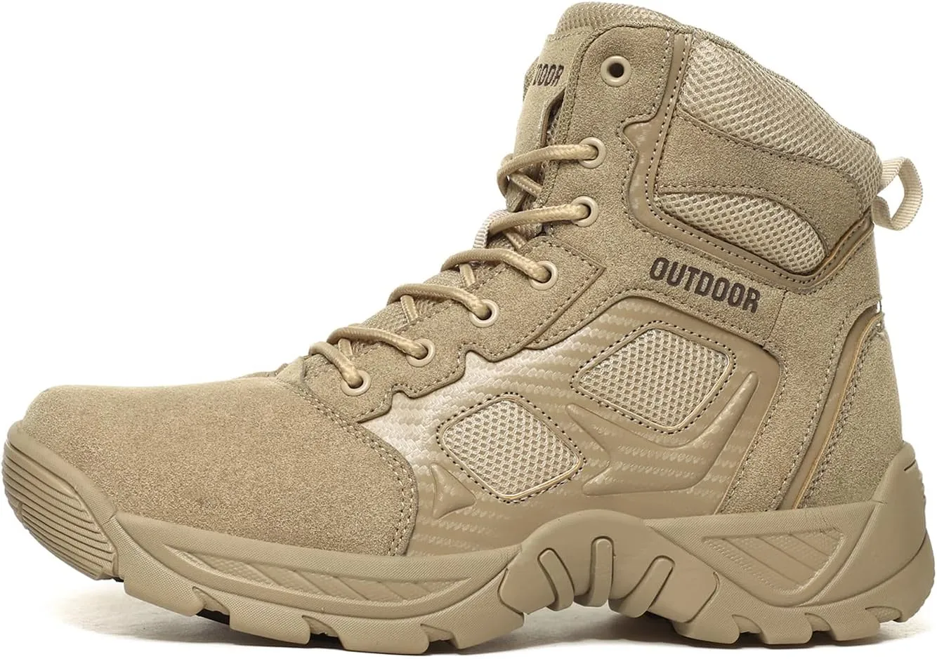 Eliogn Men's Training Boots Hiking Shoes Military Tactical Combat Outdoor Jungle Work Boots