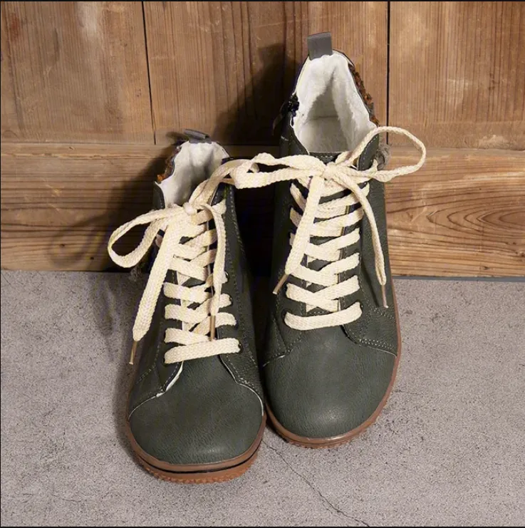elveswallet Flat Ankle Plus Velvet Warm Snow Boot
