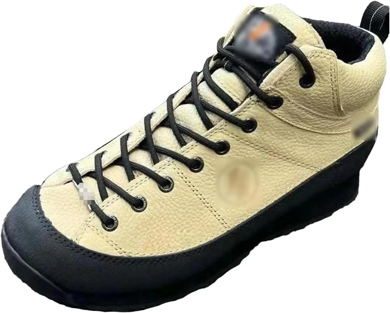 Kelsiop Men's Waterproof Breathable Non-Slip Mountaineering Work Boots Outdoor Camping Hiking Boots