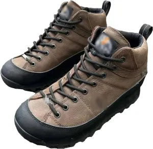 Kelsiop Men's Waterproof Breathable Non-Slip Mountaineering Work Boots Outdoor Camping Hiking Boots