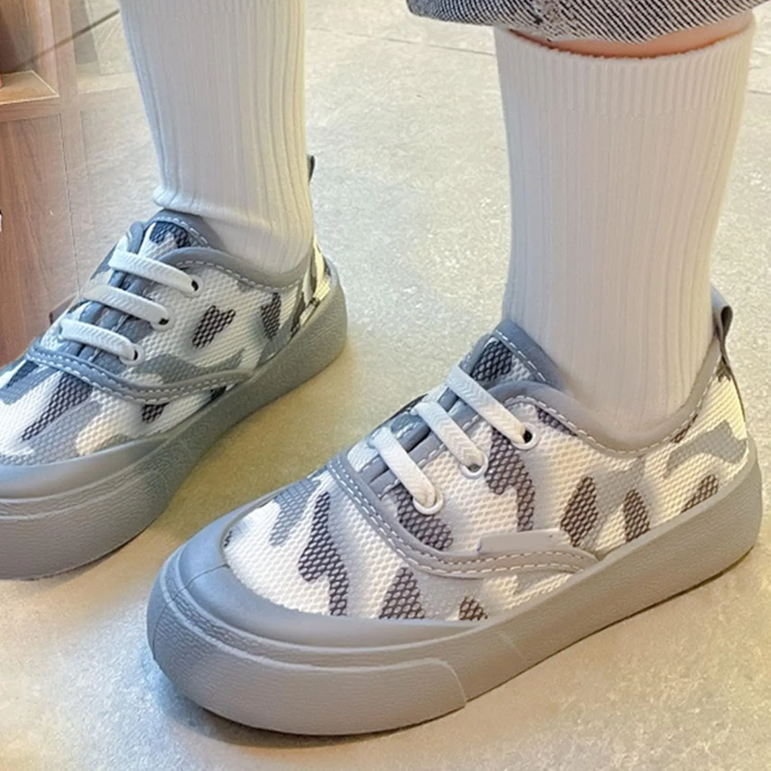 Little Child Girls' Casual Shoes Children's Board Shoes Canvas Shoes Girls' Mesh Casual Shoes Toddler Shoes 4c