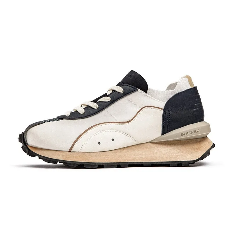 Maden Jogging Casual Shoes Old Shoes Blue White Snakers  Running Shoes Men Comfort Outdoor Breathable Shoe