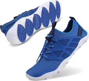MAYZERO Water Shoes Men Women Swim Surf Shoes Beach Pool Shoes Wide Toe Hiking Aqua Shoes Winter House Slippers