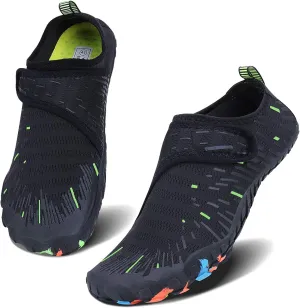 MAYZERO Water Shoes Men Women Swim Surf Shoes Beach Pool Shoes Wide Toe Hiking Aqua Shoes Winter House Slippers