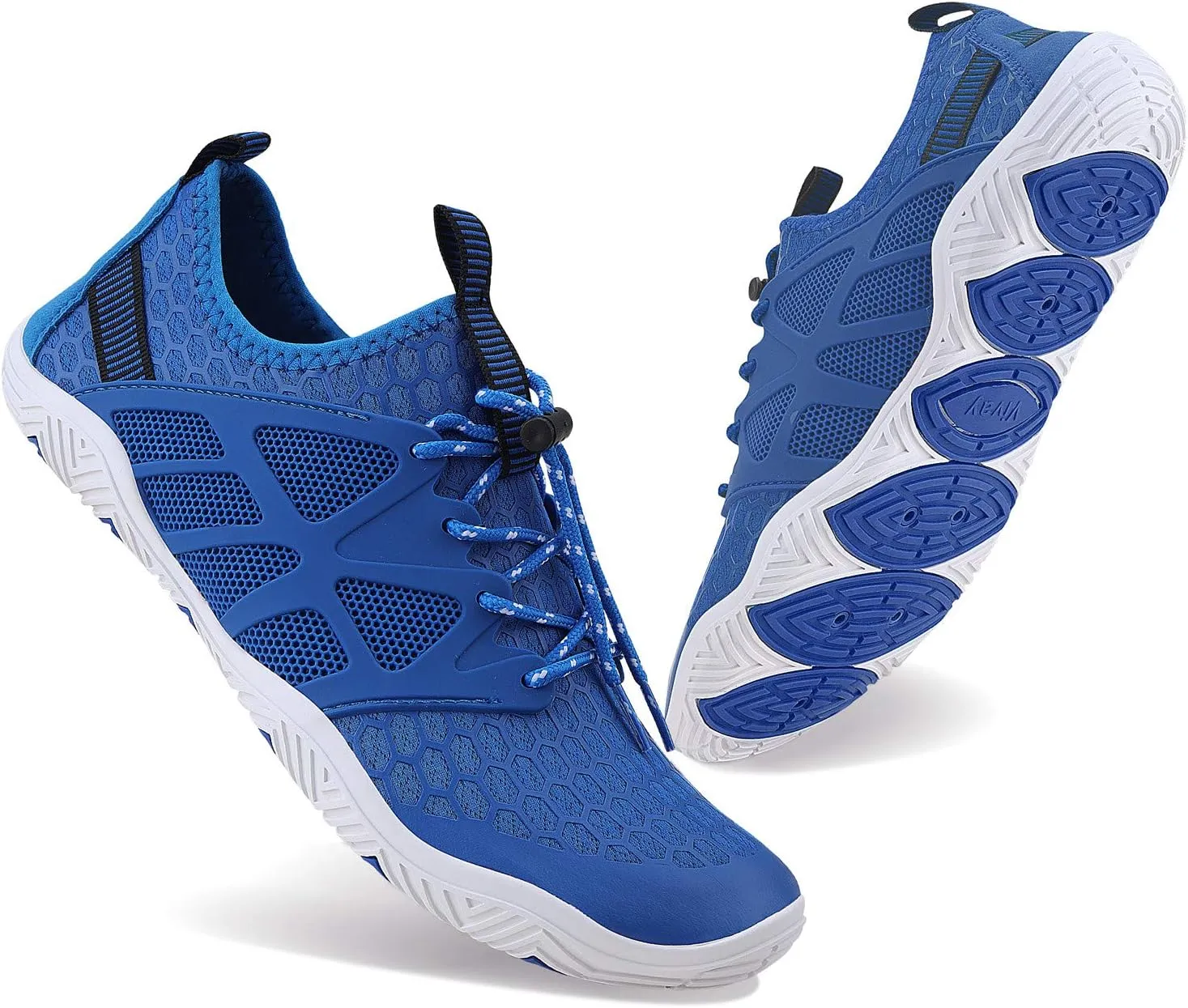 MAYZERO Water Shoes Men Women Swim Surf Shoes Beach Pool Shoes Wide Toe Hiking Aqua Shoes Winter House Slippers