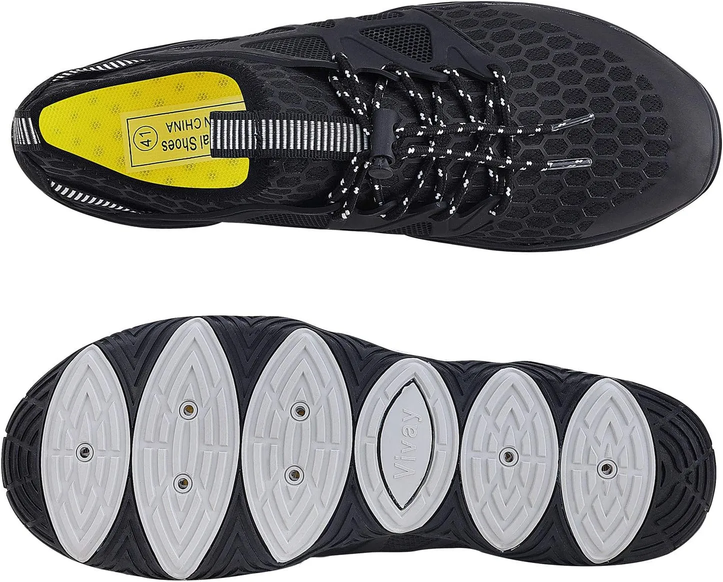 MAYZERO Water Shoes Men Women Swim Surf Shoes Beach Pool Shoes Wide Toe Hiking Aqua Shoes Winter House Slippers