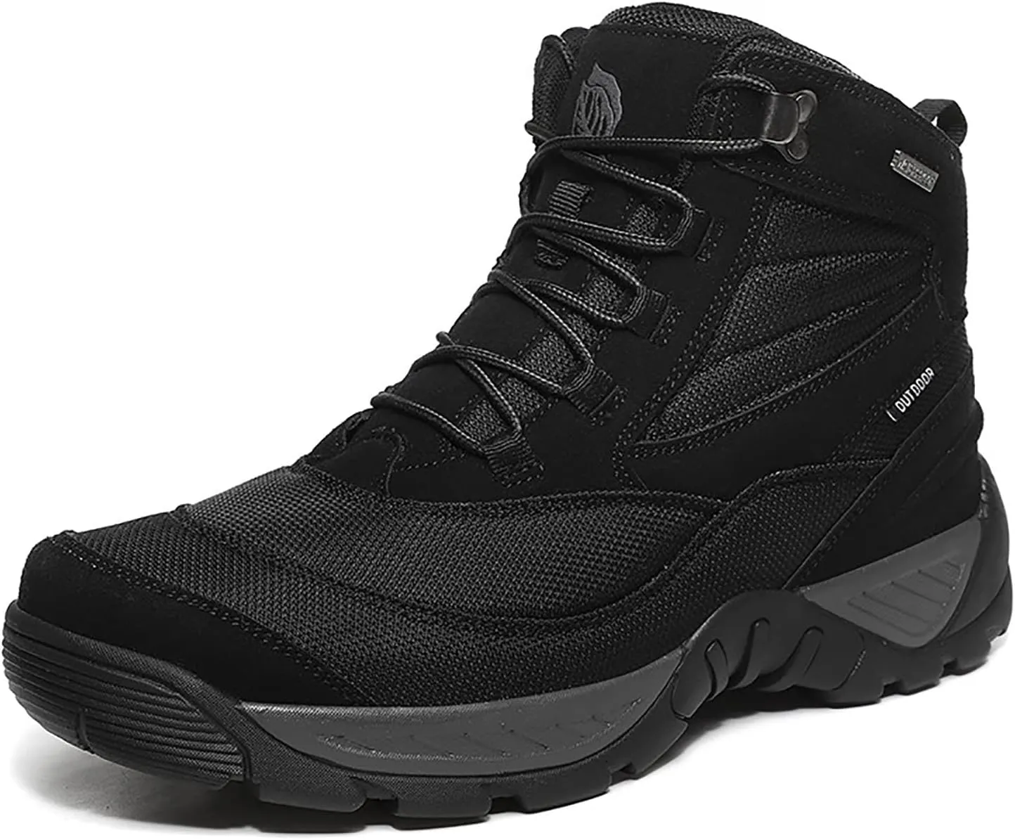 Men Waterproof Tactical Training Boots, Outdoor Lace-up Sports Durable Breathable Men's Mountaineering Desert Boots, for Hiking Quick Dry Desert Boots