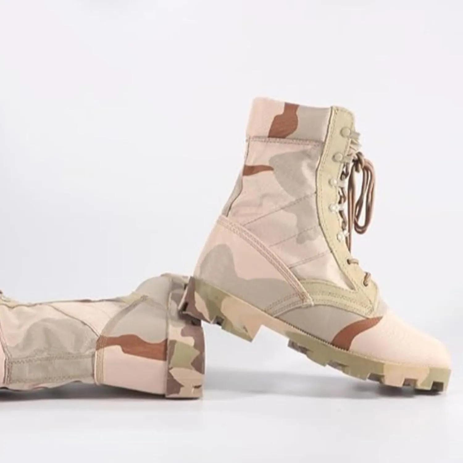 Mens Hiking Work Boots Tactical Boots Waterproof Slip ResistantShoes,Outdoor Mountaineering Jungle Shoes