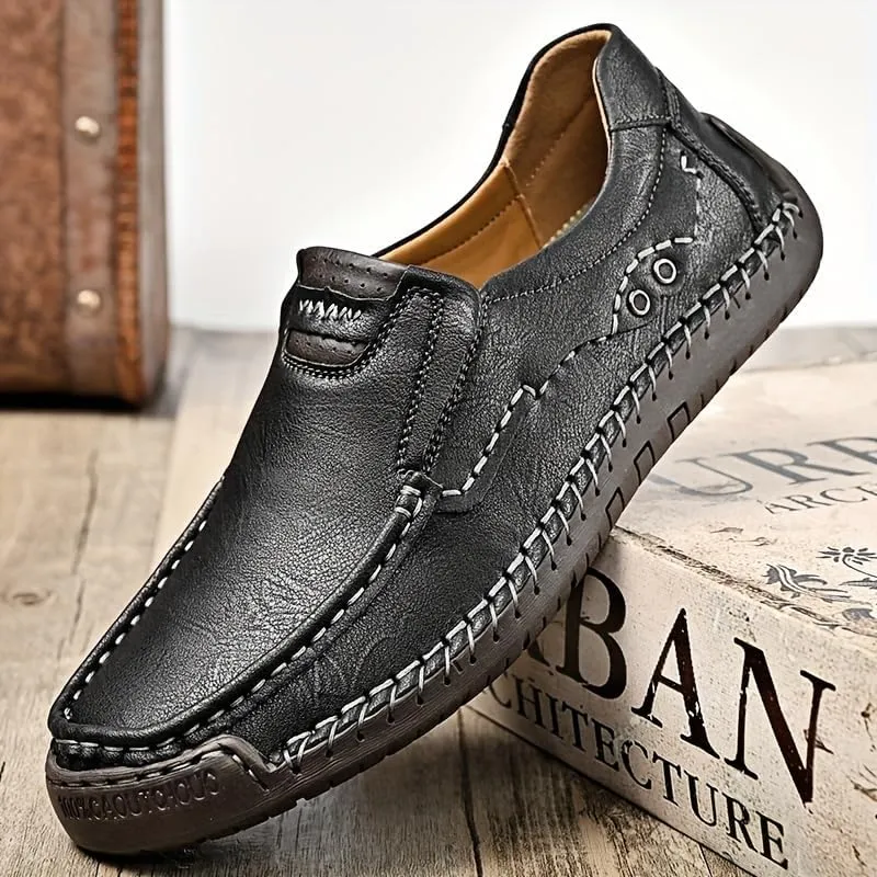 Men's Loafers - Casual Shoes with Soft Rubber Soles, Breathable Design, Sewn, Comfortable and Stylish Casual Shoes