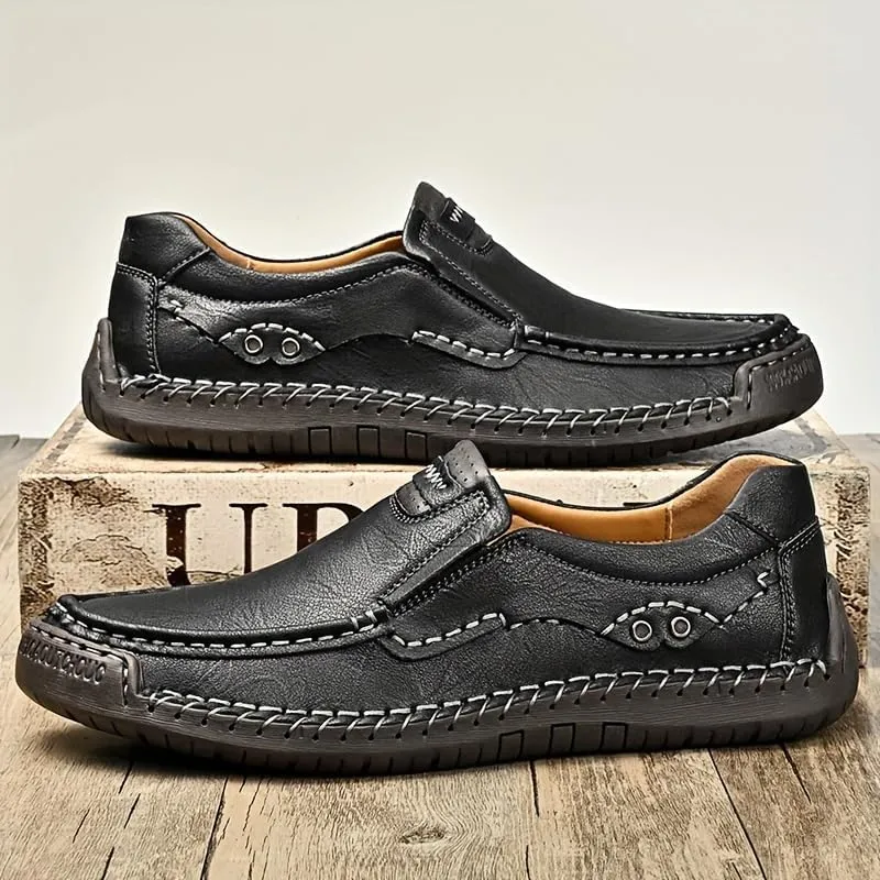 Men's Loafers - Casual Shoes with Soft Rubber Soles, Breathable Design, Sewn, Comfortable and Stylish Casual Shoes