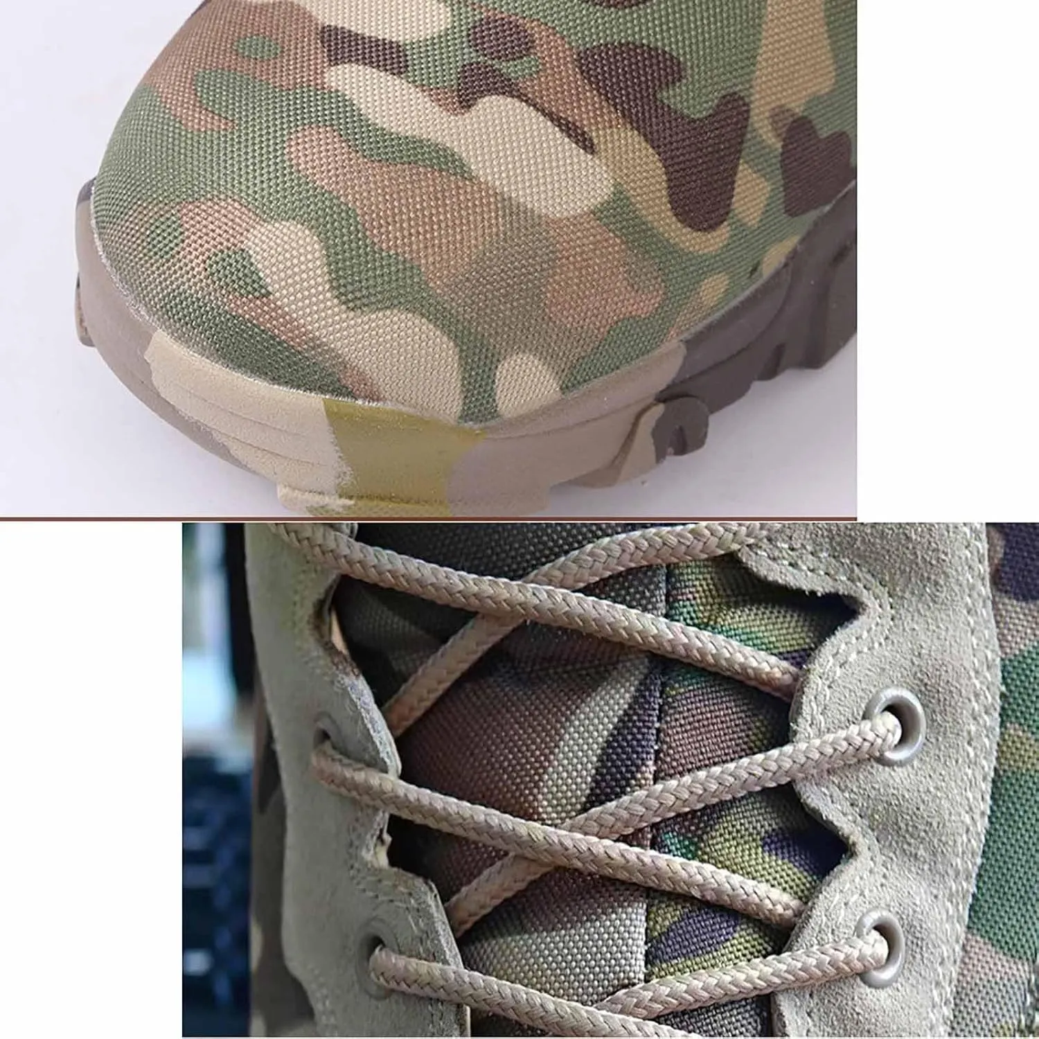 Men's Military & Tactical Boots, Tactical Combat Military Durable Work Utility Outdoor Assault Boots Men's Waterproof Hiking Boots Breathable Desert Boots